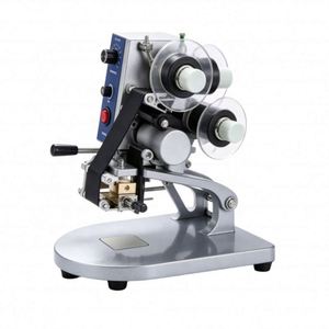 Semi-Automatic Handheld Mini Ribbon Coding Machine for KT/PT/PE Labels OPP Heat <b>Shrink</b> Aluminum Foil <b>Plastic</b> Film Bags - Product Image 1