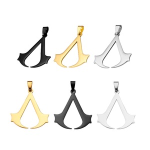 Pendentif Assassin en Acier Inoxydable de Haute Qualité pour la Vente en Gros, Idéal pour la Création de Colliers, Porte-clés et Accessoires de Bijoux DIY - Product Image 1