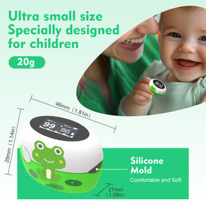 Oxymètre de pouls Berry Electric pour usage médical à domicile, pour enfants/nouveau-nés/nourrissons, écran OLED, mini interface USB, certifié CE - Product Image 2