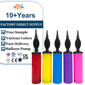 Pompe à main pour ballons, pompe à air portable couleur macaron, outil de gonflage de ballons, accessoires pour ballons - Product Image 1