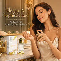Parfum de luxe Fortune Golden Mountain, Eau de Parfum, parfum longue durée, coffret cadeau, flacon doré haut de gamme, parfum élégant pour femmes et hommes