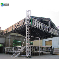 Plataforma de Podio para Altavoces de Exterior de Aluminio Resistente, Estructura de Escenario para Conciertos