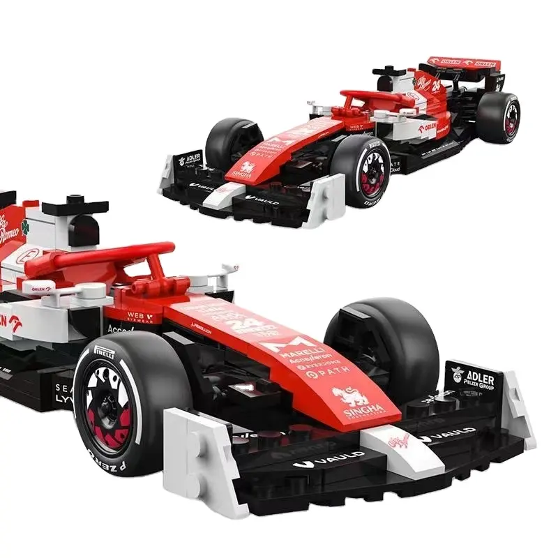 Nieuwe Lego Moc Technologie Alfa Remeo F1 C42 Blok/Blok Speelgoedset, Geschikt Voor Jongens En Meisjes Van 6 Jaar En Ouder