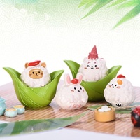 Dragon Boat Festival Mini Decoratie Micro Landschap Zongzi Hars Ambachten
