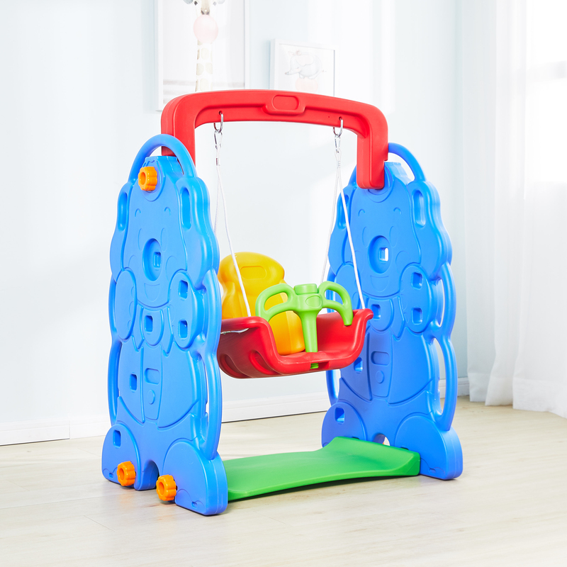 Indoor and Outdoor Plastic Combination Playground