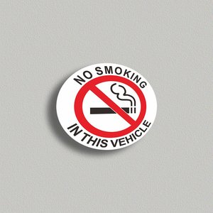 Dấu hiệu 'không hút thuốc/Vaping trong phương tiện này'-Đảm bảo sản phẩm an toàn không khói thuốc - Product Image 4
