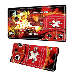 แผ่นรองเล่นการ์ด TCG ขนาด 24x14 นิ้ว แบบสั่งทำจากโรงงาน ป้องกันรอยขีดข่วน สำหรับการ์ดวันพีซ TCG และการ์ดเกม MTG - Product Image 1