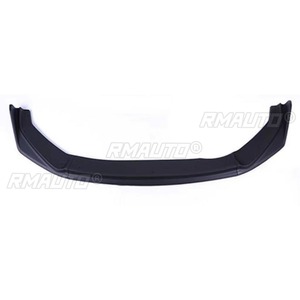 Kit carrosserie pour Honda Fit 2014-2017, diffuseur de pare-chocs avant noir brillant en carbone, spoiler, protection, accessoires de voiture - Product Image 4