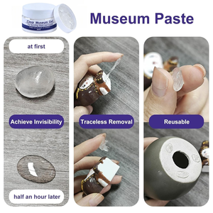 TMESRUI Gel adhésif de musée transparent comme du cristal, réutilisable et amovible pour fixer les objets de collection, les artefacts et les antiquités - Product Image 4