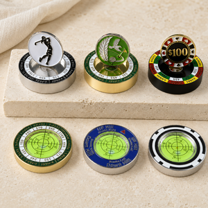 Niveau à bulle OEM personnalisé pour le golf, aide à la mesure du green, outil d'entraînement en métal, vente en gros, fabricant - Product Image 1