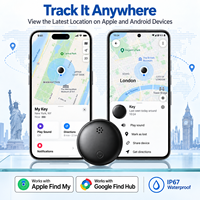 Traceur BLE IP67 compatible avec Apple Find My et Google Find My Device, double système, étanche, anti-perte, balise intelligente pour enfants