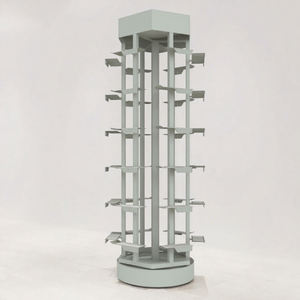 חנויות קמעונאיות יציב 24 יחידות מתלה מתלה מתלה מתכת מסתובבת - Product Image 6