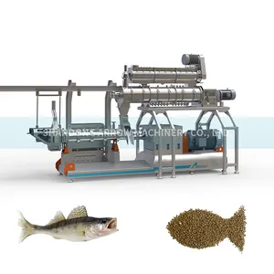 Impianto di macchine per la lavorazione dei mangimi per pesci linea completa di mangimi per pesci da 1 Mm con estrusore