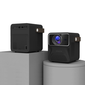 Máy Chiếu DLP 4K Máy Chiếu Thông Minh Android <span class=keywords><strong>Mini</strong></span> Cầm Tay Đèn LED Công Sở Màu Đen Đèn Tập Trung Công Nghệ Loa CPU Ngoài Trời Phong Cách - Product Image 5