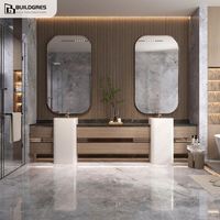 Buildgres Grande Dalle 1200x2400 Pierre Frittée Format Mur Carreaux de Marbre Blanc Sol Porcelaine Glaçure Grande Dalle Carreaux pour Sol