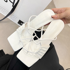 Nuevas Sandalias Doradas de Verano para Mujer, Tacones Altos, Sandalias de Punta Descubierta, Zapatos de Vestir para Fiesta, Sandalias de Vacaciones, Sandalias Mujer - Product Image 4