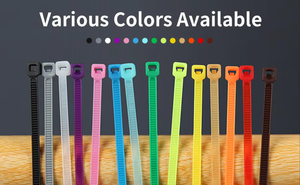 أربطة كابلات بلاستيكية من النايلون بسحاب من المصنع، سلك نايلون صديق للبيئة للأكياس، أربطة كابلات نايلون من شركة Qdh Investment Jsc مقاس 3X100 - Product Image 3