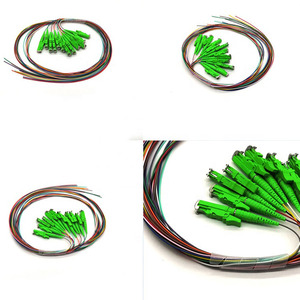 Pigtail in Fibra <span class=keywords><strong>Ottica</strong></span> 12 Core LC FC ST APC UPC G.652D <span class=keywords><strong>SM</strong></span> MM 0.9mm 1.5m 2m LSZH Monomodale Multimodale per FTTH - Product Image 3