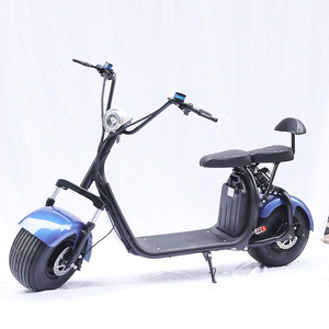 Trottinette électrique la plus rapide pour adultes, modèle Mountain Orange, personnalisable, intelligente, à pneus larges, 2 roues, 2 places, avec chargeur et selle - Product Image 1