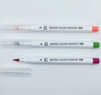 Marqueur de peinture à l'eau lavable Bestationery en gros, promotionnel, pour coloriage et graffiti, avec pointe pinceau et logo personnalisé