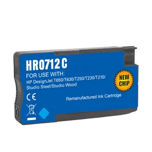 Hp712 Hp-712ตลับหมึกรีไซเคิล712อิงค์เจ็ทสำหรับ HP DesignJet T650/T630/T250/T230/T210/สตูดิโอ/สตูดิโอเหล็ก