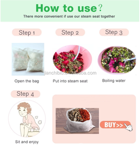 Mélange d'herbes naturelles pour bain de vapeur vaginal Yoni, 17 types de fleurs et plantes, 100% naturel, pour bain de vapeur vaginal - Product Image 4