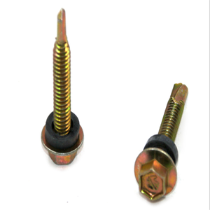 <span class=keywords><strong>Vis</strong></span> SDS à pointe réduite avec rondelle EPDM, tête hexagonale peinte, <span class=keywords><strong>vis</strong></span> autoperceuse - Product Image 3