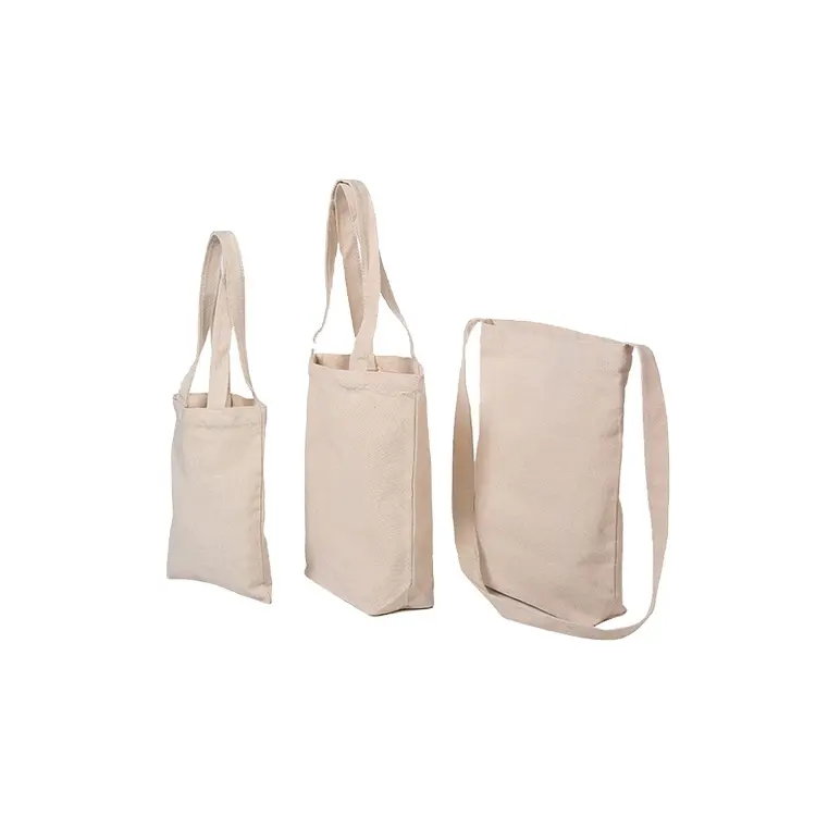 Customized Blank Canvas Handbag Shopping Bag Diy Bag