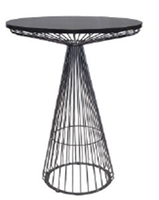 Korsen — Table de Bar avec fil métallique, 3 couleurs, en acier inoxydable, or Rose, or, Table ronde, pour événement, mariage