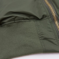 Blouson Bomber Unisexe Personnalisé Hiver Décontracté Doublure Polaire Épaisse Fermeture Éclair Robuste Réversible Respirant Écologique