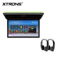 Monitor de Techo para Auto XTRONS de 19.5 Pulgadas con Pantalla IPS de 1600x900P, 2+32GB, Altavoces Integrados, Entrada AV Dual HD, Reproducción de Video 4K