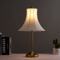 Lampe de bureau Vintage en fer et soie, style européen, rétro, décoration pour bureau, bureau