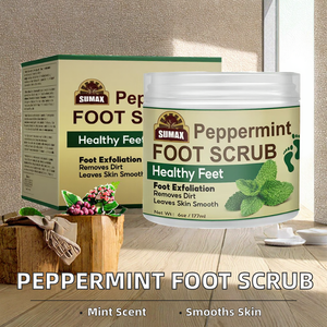สครับเท้ากลิ่นเปปเปอร์มินต์ 6 ออนซ์/177 มล. สำหรับผู้หญิง ขัดผิวเท้า ขจัดสิ่งสกปรก ให้ผิวเรียบเนียน ทุกสภาพผิว - Product Image 2