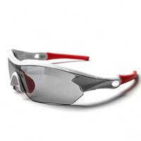 Lunettes de sport OEM anti-UV pour le cyclisme et la course à pied, plusieurs options de couleurs, verres en polycarbonate, lunettes de sport semi-cerclées