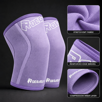 Genouillères de compression haute performance en néoprène pour haltérophilie et powerlifting, 5MM 7MM