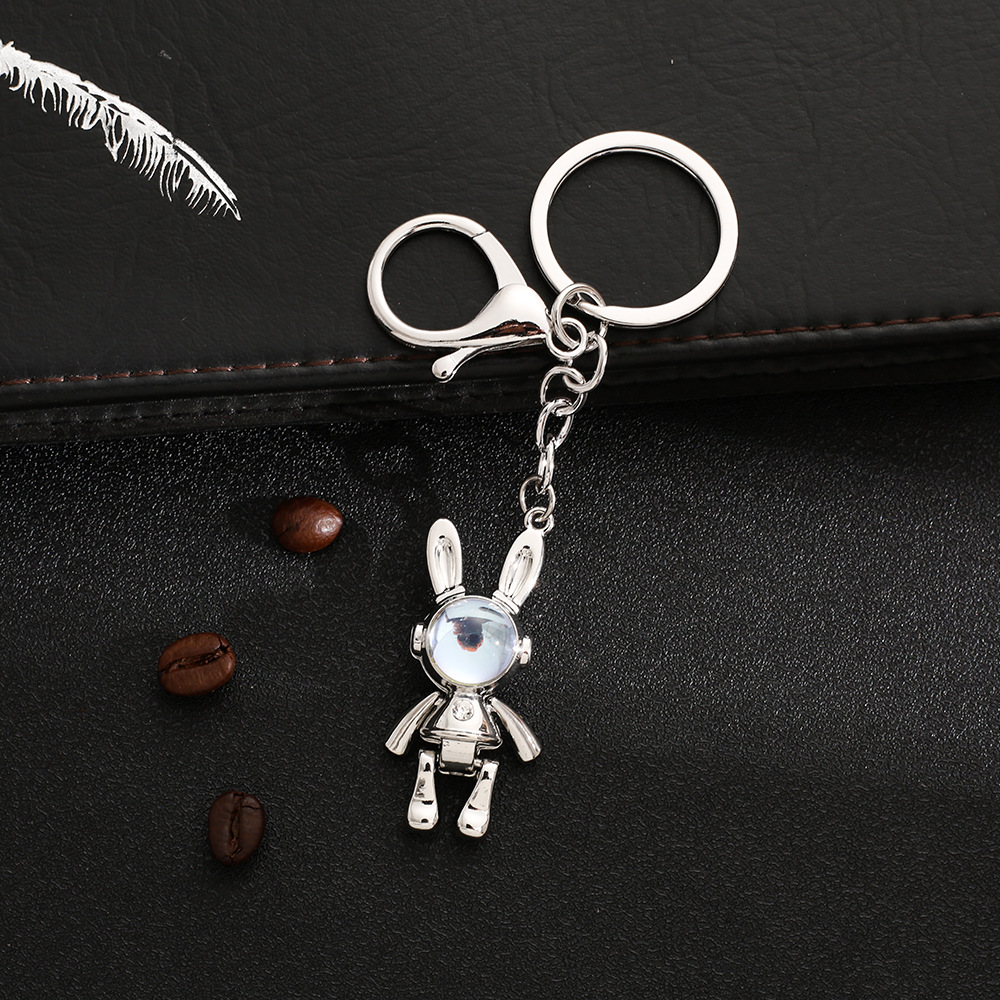 Conejo espacial azul [hebilla de 4 cadenas]]