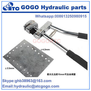 Pinces à poinçonner pour feuille de fer, outils à poinçonner, bande en aluminium, acier inoxydable, mot lumineux, pince à rivet en trou rond - Product Image 3