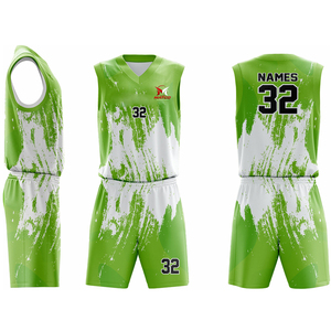 Uniforme de basketball sur mesure à manches courtes de haute qualité, meilleur fournisseur, uniforme de basketball sans manches unisexe en vente en ligne - Product Image 1