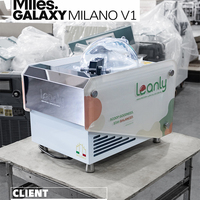 Machine à glace et gelato professionnelle de comptoir, tout-en-un, avec affichage, pour la préparation et la transformation