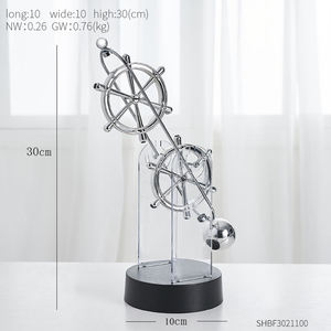 Bolas de péndulo <span class=keywords><strong>para</strong></span> decoración del hogar, decoración de oficina, escritorio de ciencia física, adornos de movimiento perpetuo - Product Image 2