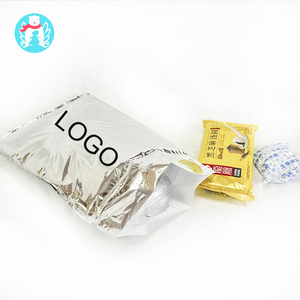 <strong>Pizza</strong> Shrimp Seafood Chicken Fish Waxed Coated Farm Fresh 50*40*30 Custom Logo Insulated Cotton <strong>Bag</strong> - Product Image 4