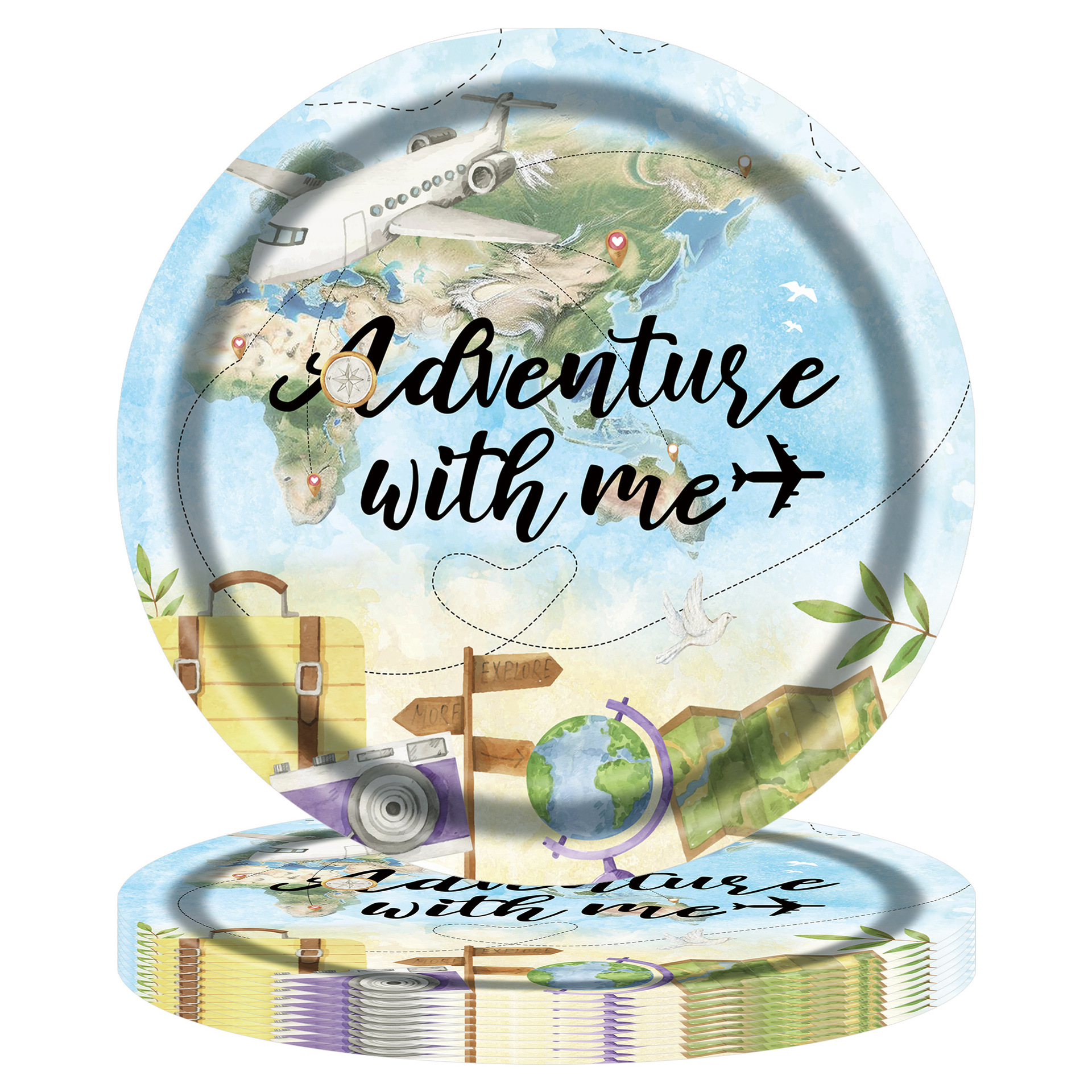 Blue   9 inches * 16pcs