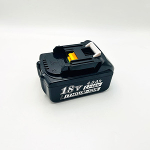 Batterie de perceuse sans fil rechargeable XMX <span class=keywords><strong>18V</strong></span> 4000mAh 72Wh Lithium Noir & Rouge Cathode LiNiMnCoO2 Compatible BL1840 BL1850 - Product Image 2