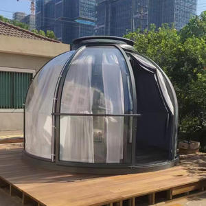 Sala de recepción esférica de 4,5 metros yourte en Plastique con cúpula de burbujas Casa de cúpula inteligente - Product Image 2