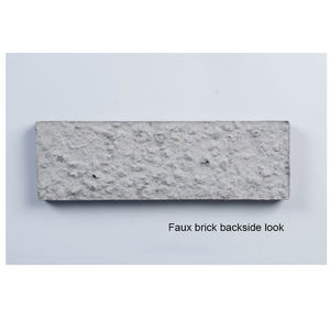 Panel Bata Ringan 3D Rustic Cina, Veneer Bata Interior Buatan Tipis Merah Tua - Product Image 3