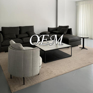Tapis <span class=keywords><strong>de</strong></span> maison <span class=keywords><strong>de</strong></span> luxe léger, 100 % polyester, couleur unie moderne, haute densité, résistant aux taches, écologique, directement <span class=keywords><strong>de</strong></span> l'usine - Product Image 2