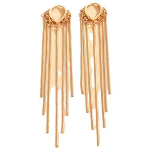Pendientes Largos de Cadena Delgada Chapados en Oro de Alta Gama para Mujer, Estilo Japonés y Coreano, con Borla y Perla como Piedra Principal, para Fiesta, 2024 - Product Image 6