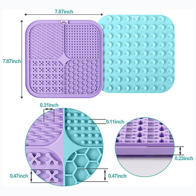 Factory Wholesales Popular Pet Supplies Licking Pad Dog Toy Cat Accessories Pet Daily Use Lick Mat for Dogs Cats
