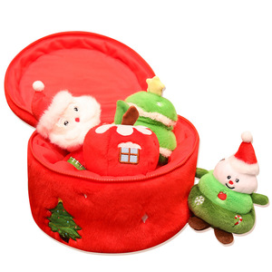 Serie de Cajas de Regalo de Navidad: Adornos <span class=keywords><strong>para</strong></span> Árbol de Navidad, Peluche Muñeco de Nieve de Algodón PP, el Mejor Amigo de la Niña, Regalo de Año Nuevo, Transfronterizo - Product Image 5