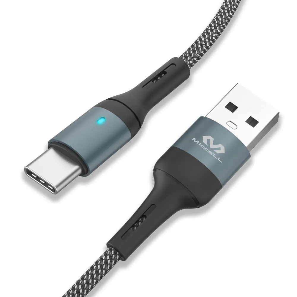 Cable de carga micro usb 2,0 3A, cable de datos USB tipo c